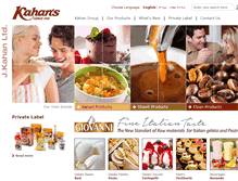 Tablet Screenshot of kahanfood.com